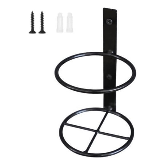 Zecic Wrought Iron Wine Rack Space-Saving Single Wall Mounted Metal Wine Holder Storage Hardware Included for Home Restaurants