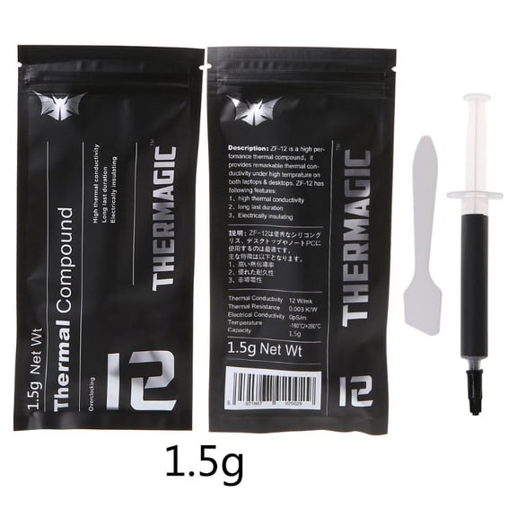 Zecic ZF-12 Thermal Grease Conductive Paste for Intel Processor CPU GPU Cooler