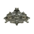 thumbnail image 1 of Zeckos 7 inch Diameter Pewter Finish Inkwell, 1 of 3