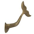 thumbnail image 1 of Zeckos Bronze Cast Iron Whale Tail Decorative Garden Hose Wall Hook, 1 of 9