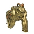 thumbnail image 1 of Zeckos Bronze Finish Resin Steampunk Gorilla Tabletop Statue, 1 of 8