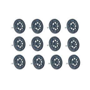 Zeckos Dark Blue Cast Iron Cabinet Knobs / Drawer Pulls (Set of 12)