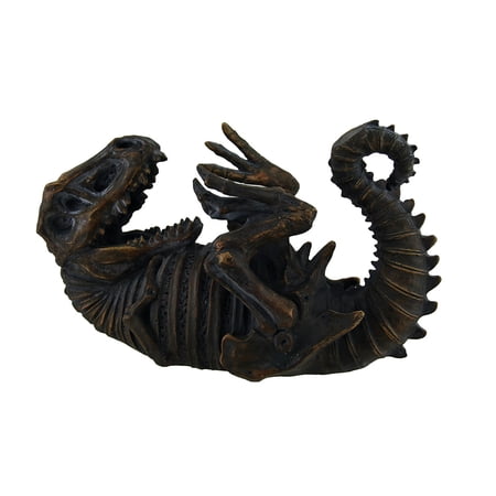Zeckos Downside Up T-Rex Skeleton Decorative Single Bottle Tabletop Wine Holder Stand