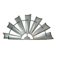 thumbnail image 1 of Zeckos Galvanized Metal Half-Windmill Wall Sculpture Art 35 inch, 1 of 8