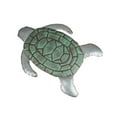thumbnail image 1 of Zeckos Galvanized Zinc Finish Metal Sea Turtle Wall Hanging with Painted Shell - Green, 1 of 3