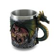 thumbnail image 1 of Zeckos Gothic Dragon Tankard Celtic Knot work Mug w/Stainless Steel Insert, 1 of 4