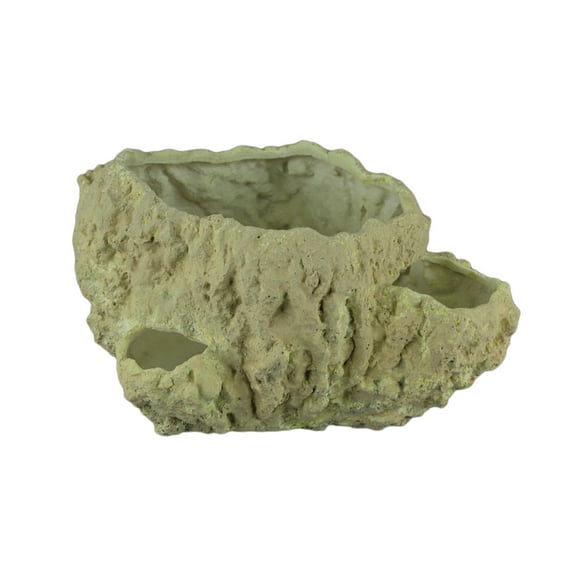 Zeckos Off-White Fossilized Coral Decorative Coastal Decor Vase