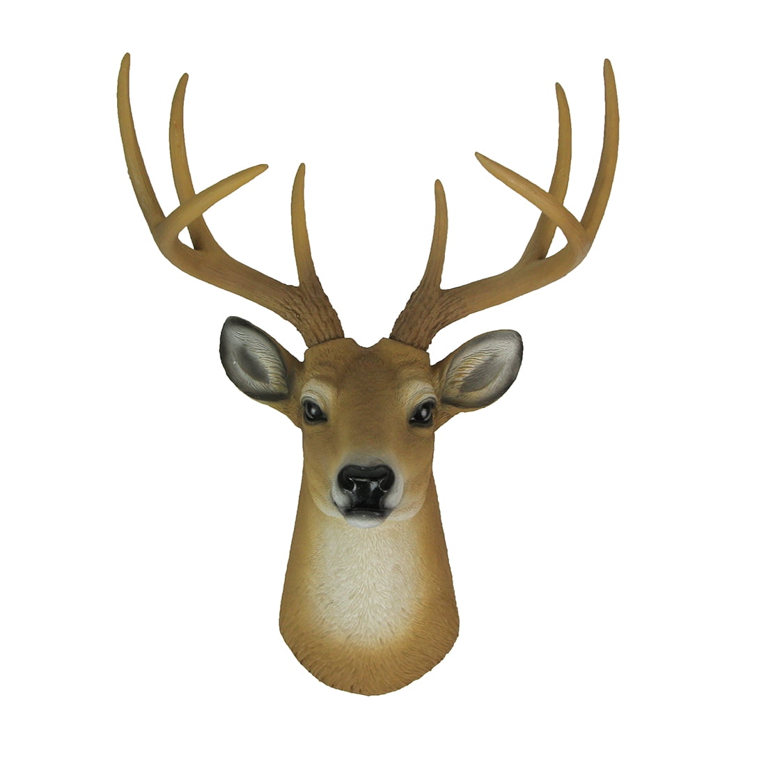Zeckos Resin 8 Point Buck Wall Mounted Fake Deer Head 13 inch