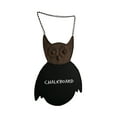 thumbnail image 1 of Zeckos Rustic Brown Finish Owl Metal Chalkboard Wall Hanging 21 inch, 1 of 3