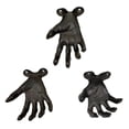 thumbnail image 1 of Zeckos Set of 3 Cast Iron Creepy Hand Wall Hooks Gothic Decor Distressed Black - Black - Size 2.25 x 3.25 x 4 inches, 1 of 11