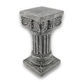 thumbnail image 1 of Zeckos Solid Concrete Roman Pillar Mini Statue Pedestal, 1 of 3