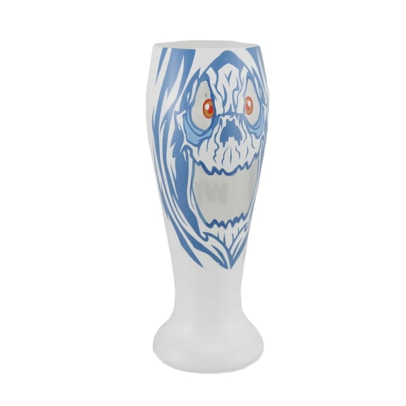Zeckos Three Sheets Hand Painted Ghost Pilsner Glass
