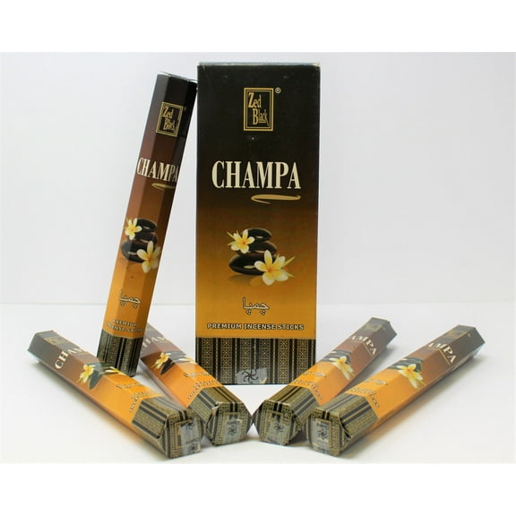 Zed Black CHAMPA Incense 120 Sticks for Purification Relaxation Positivity Yoga Meditation
