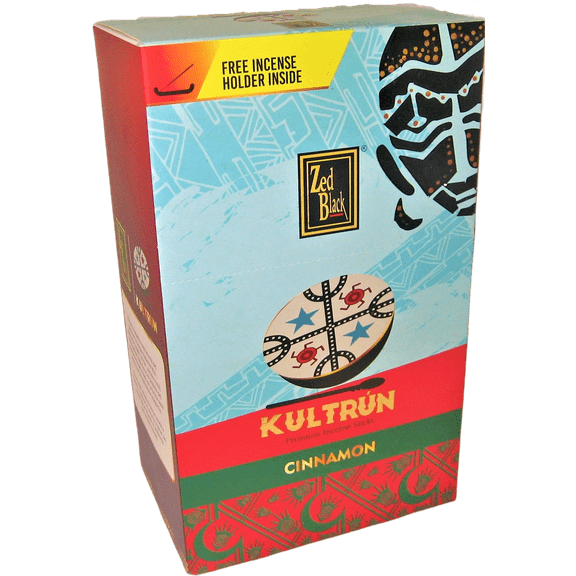 Zed Black - Kultrun Series - Cinnamon, Incense Sticks