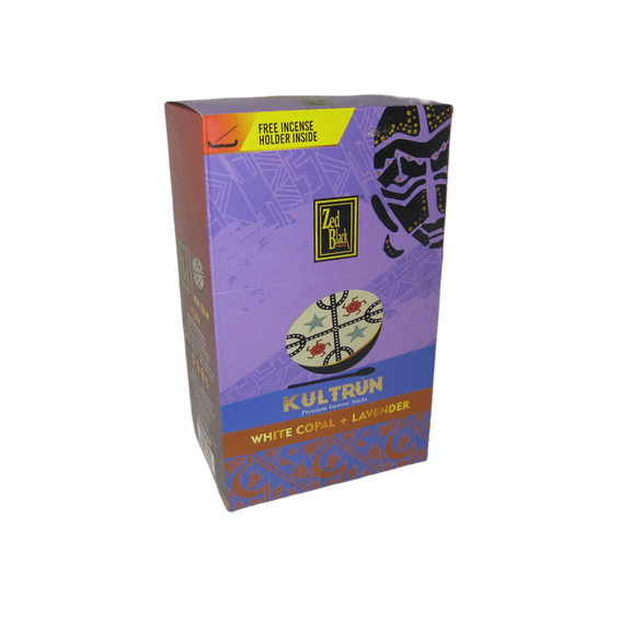 Zed Black - Kultrun Series - White Copal + Lavender Incense Sticks