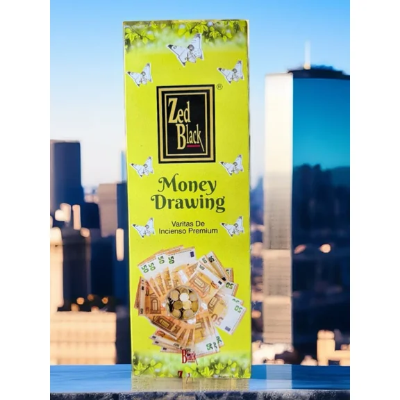 Zed Black Money Drawing Premium Incense Sticks 6 Box Of 20 Sticks = 120 Sticks