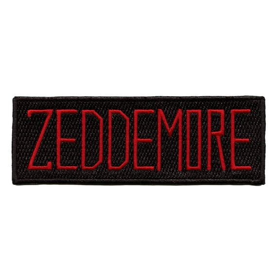 Zeddemore Name Tag Patch Costume Embroidered Iron On
