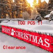 Zedker Christmas Decorations Inflatables, Christmas Small Gifts Christmas Banner Outdoor - 98.42X19.68 Inches, Christmas Front Porch Trim, Christmas Yard Banner, Christmas Yard Trim