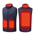 thumbnail image 1 of Zedker Heated Vests for Men Women Sleeveless Lightweight Puffer Style USB Electric Warming Thermal Winter Outwear No Battery Pack Blue Plus L, 1 of 7