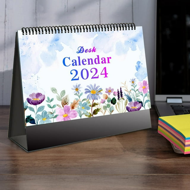 Zedker Large Desk Calendar 2024-2025 - Desk Calender 2024 Monthly ...