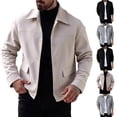 thumbnail image 1 of Zedker Lightweight Jackets for Men Casual Windbreaker Stylish Light Fall Spring Golf Work Dress Business Coat Black L, 1 of 10