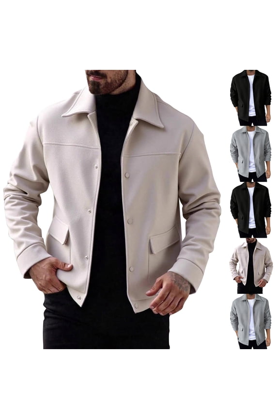 Lightweight Jackets for Men Casual Windbreaker Stylish Light Fall Spring Golf Work Dress Business Coat Gray XL