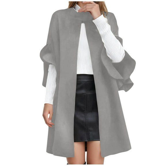 Zedker Long Cardigans for Women Oversized Chunky Knit Fall Coat 2025 Trendy Outwear,Plus Size GrayM