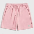 thumbnail image 1 of Zedker Men's 5-Inch Inseam Shorts Elastic Waist with Drawstring Casual Lightweight Summer Beach Shorts with Pocket PinkXXXL, 1 of 3