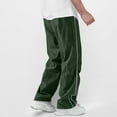 thumbnail image 1 of Zedker Men's Athletic Pants Open Bottom Sweatpants for Track Jogging Workout Loose Running Gym Pants Sweatpants for Men with Pockets, Plus Size Green XL, 1 of 6