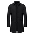 thumbnail image 1 of Zedker Men's Long Blazer Casual Suit Jackets Men's Suits Slim Fit Sports Coats Jackets Blazer Business Suit Jacket Black L, 1 of 8