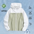 thumbnail image 1 of Zedker Men's Rain Jacket Raincoat Windbreaker Waterproof Lightweight Hoodies Cycling Jackets with Pockets Green XXXL, 1 of 6