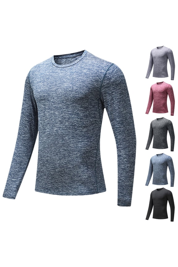 Men's Shirts Long Sleeve Rash Guard Sun Protection Shirts UV UPF 50+ Fishing Hiking Running Quick Dry for Men-Sueded
