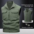 thumbnail image 1 of Zedker Men's Windproof Lightweight Golf Vest Outerwear Softshell Sleeveless Jacket for Running Hiking Sports with Pockets Army Green L, 1 of 6