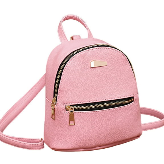 Zedker Mini Backpack for Women Cute Small Backpack Purse with PU Leather Bookbag College Small Casual Daypacks for Ladies