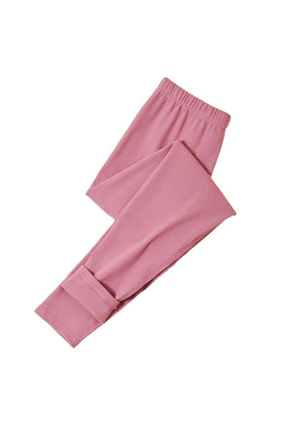 Zedker Pants for Women Cotton Ankle Length Footless Tights Soft Breathable Comfortable Leggings, Plus Size Hot Pink L