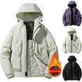 thumbnail image 1 of Zedker Ski Jacket, Snowboard Jacket, Waterproof And Windproof Winter Hooded Climbing Jacket with Pockets Black M, 1 of 6