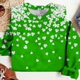 thumbnail image 1 of Zedker St Patricks Day Shirt for Women 2026 Casual Plus Size 3/4 Sleeve Irish Clover Shirts Funny Saint Patrick's Day Tunic Tops, 1 of 7