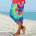 thumbnail image 1 of Zedker Women Capri Leggings 2026 Dressy Casual Summer Capris Knee Length Crop Pants Trendy Lightweight Ladies Clothing MulticolorM, 1 of 6