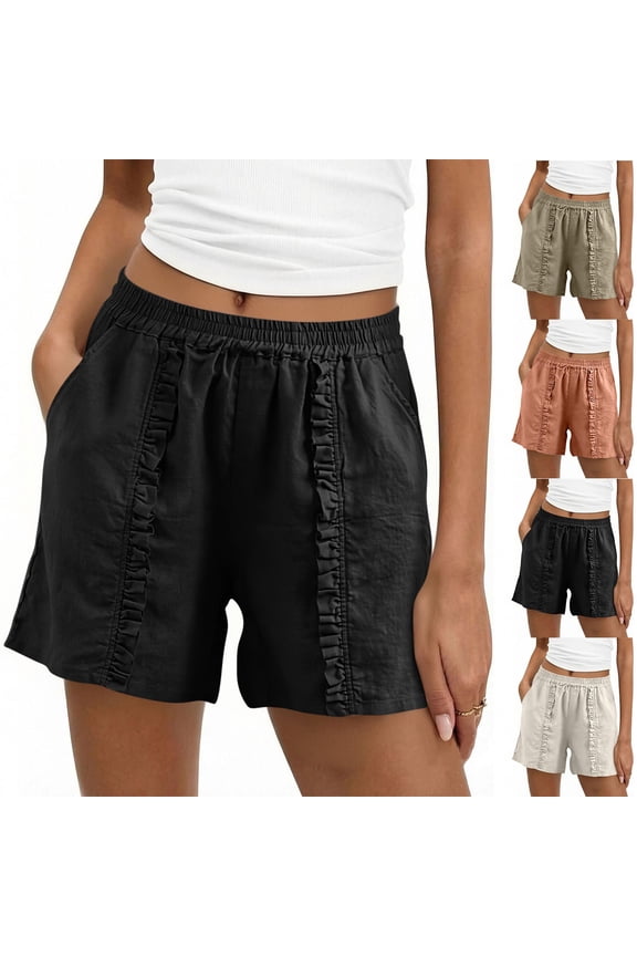 Women's Satin Half Slip Shorts for Under Dresses Pettipants for Women Culottes Slip Shorts with Side Split Khaki XXL
