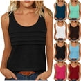 thumbnail image 1 of Zedker Women's Tank Top Tummy Control Bathing Suit Top Modest Swim Tank Top 2026 Light Blue S, 1 of 7
