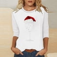 thumbnail image 1 of Zedker Womens Tops 3/4 Sleeve Shirts Round Neck Loose Casual Floral Print Blouses Tshirts Multicolor Plus S, 1 of 4