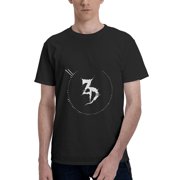 Zeds Music And Dead Funkadelic Men’s T-Shirt Cotton Short-Sleeve Crew Neck Shirt Black Small