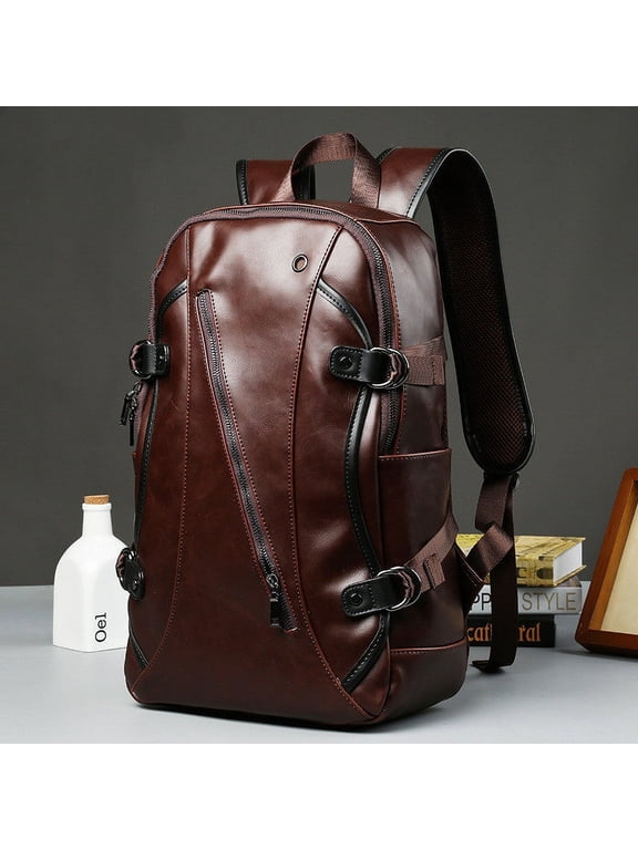 - Crazy Horse Leather Backpack
