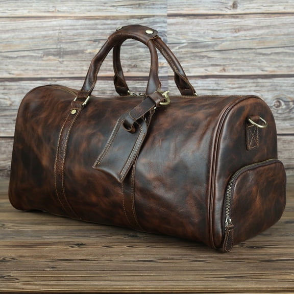 Zee Leather - Horse leather men's travel bag