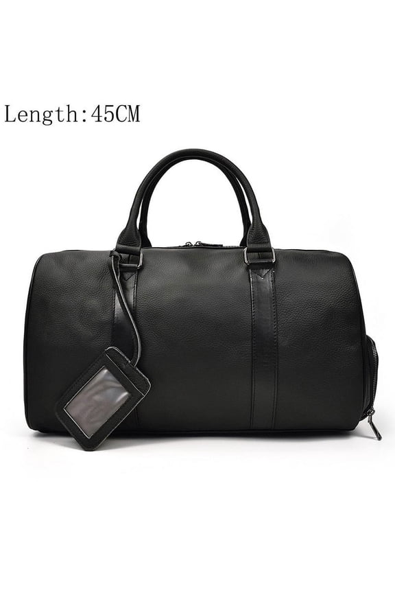 - Large Luggage/ Travel made of Cowhide Genuine Leather Travel Duffle Bag