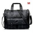 thumbnail image 1 of Zee Leather – Men’s Leather Black Briefcase Business Handbag Messenger Bags Male Vintage Shoulder Bag Large Laptop Travel Bags, 1 of 34