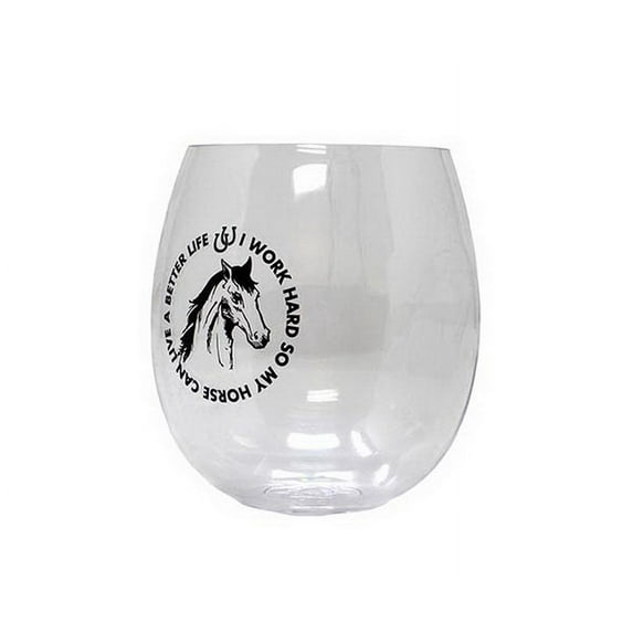 Zee's Creations ED1001-H2 Horses Can EverDrinkware Wine Tumbler