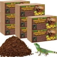thumbnail image 1 of ZeeDix 16Pcs Compressed Coconut Fiber Substrate , 100% Organic Coco Coir Fiber Brick Brown for Reptiles Bedding, 1 of 7