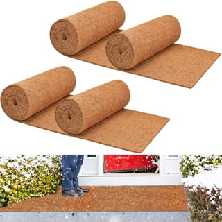  Consolidated Plastics Brush Dry Indoor/Covered Outdoor Entrance Floor  Mat, 4' Width x 6' Length, Red : Patio, Lawn & Garden