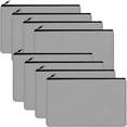 thumbnail image 1 of ZeeDix 8pcs Grey Blank Canvas Makeup Pouch DIY Pencil Zipper Bag Multiurpose Travel Storage Bag, 1 of 5